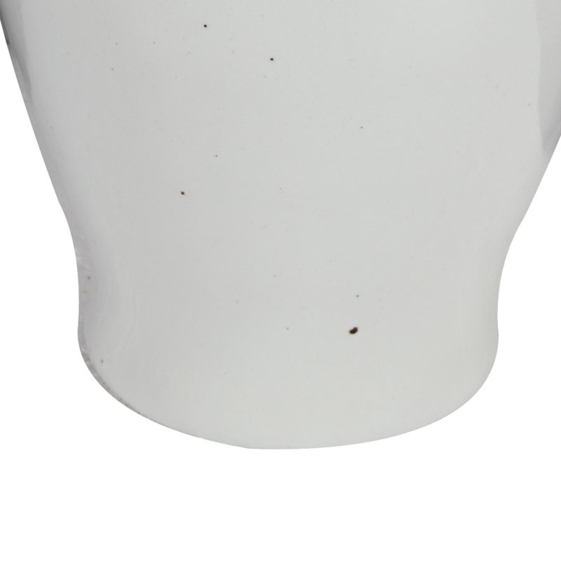 Pot de rangement en céramique gingembre avec couvercle