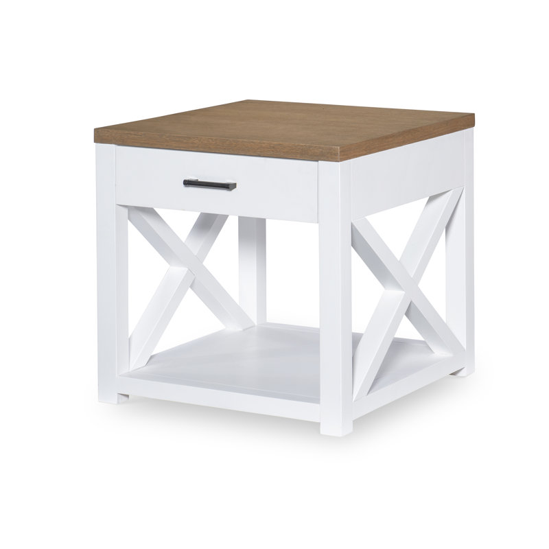 Table de bout avec rangement Leyva