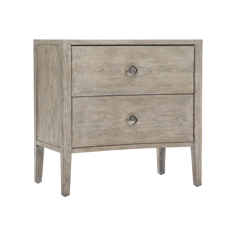 Albion 2 - Drawer Nightstand in Pewter