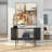  2 Piece Aluminum Tabletop Pillar Set