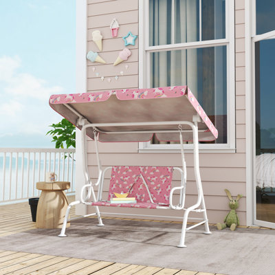 2 Person Porch Swing with Canopy