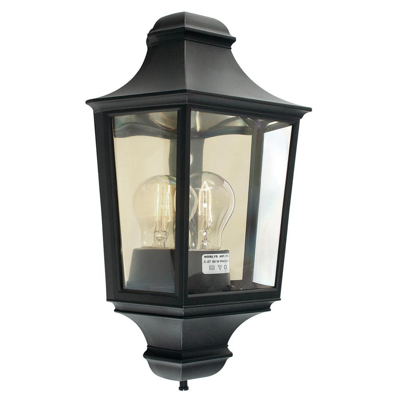 Bryden Black 26cm H Outdoor Flush Mount