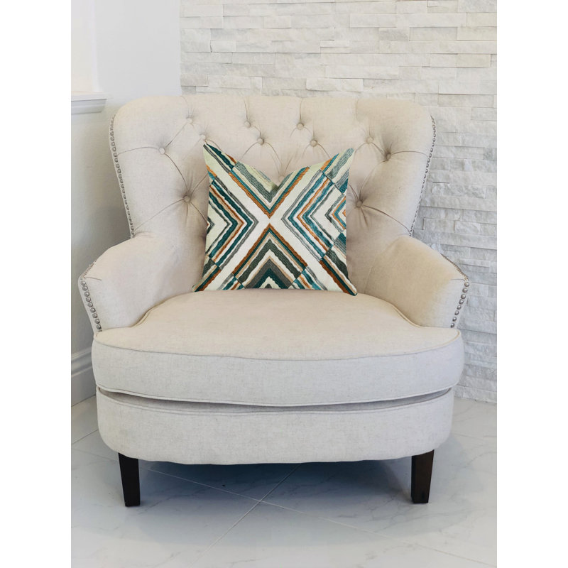 Oreiller de luxe Crescent Peak, 20 po x 20 po, Coussin décoratif