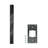 Mailbox Post and Mount | Galvanized Powder-Coated Steel Post and Universal Mounting Plate For Mailbox | Black (Mailbox not included)
