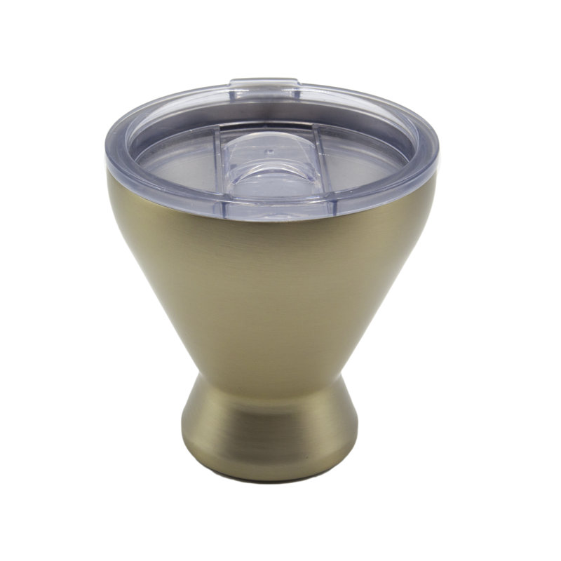Gold Stainless Steel Insulated Cocktail Tumblers Set of 2