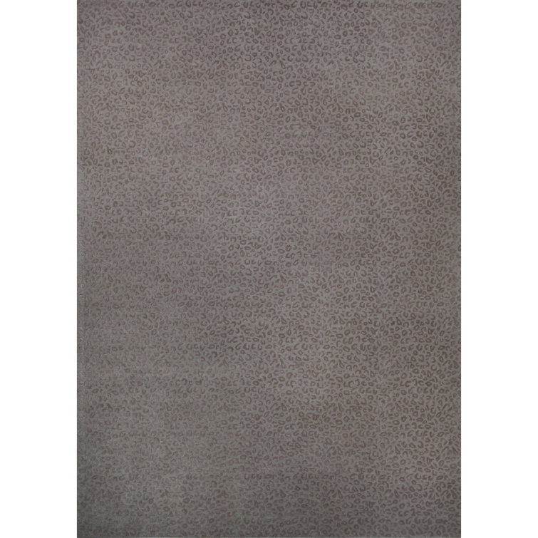 Leopardess Taupe Hand-Tufted Responsible Wool Rug