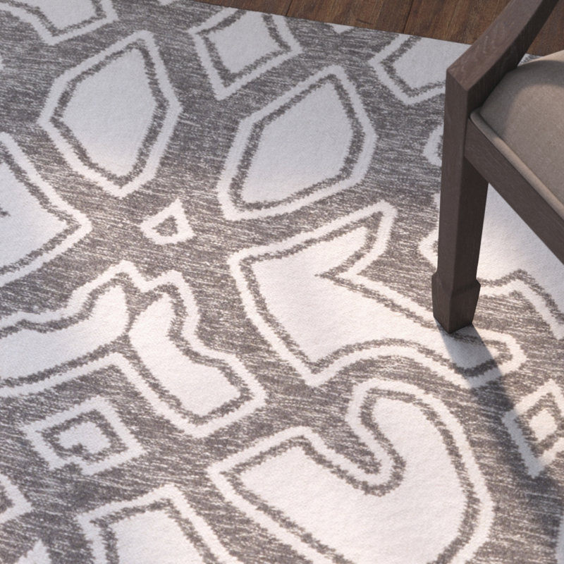 Lagrange Wool Abstract Indoor Rug, Rectangle 8' x 11'