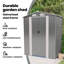 Galvanised Steel Apex Garden Shed-1774633333-1774633338