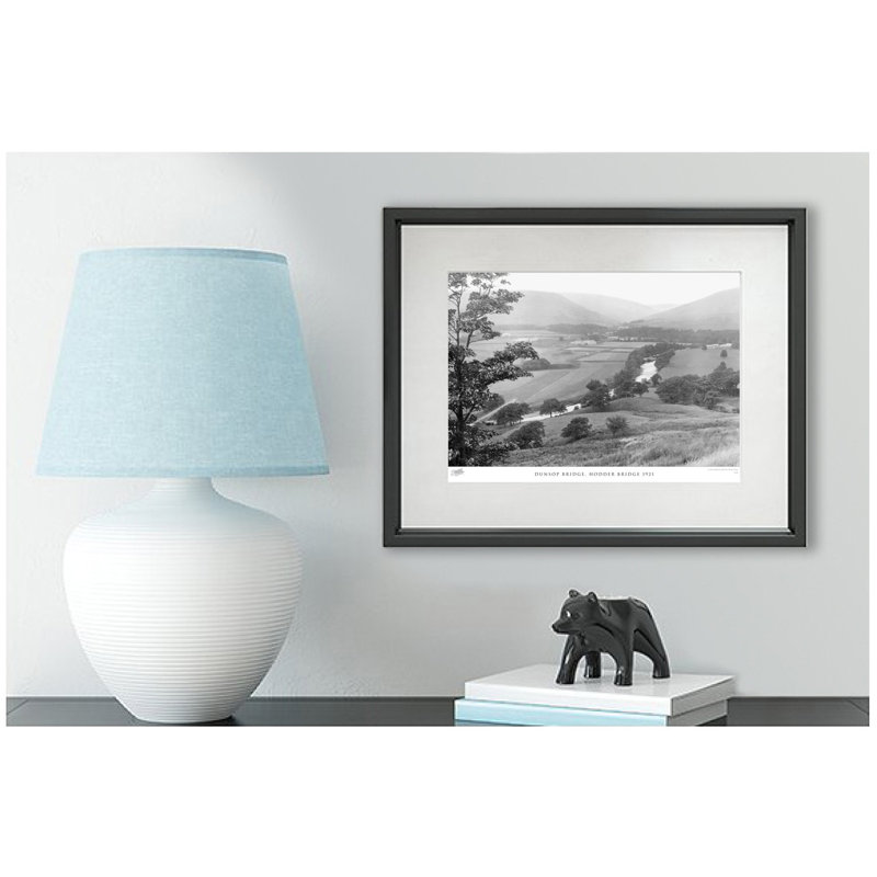 Dunsop Bridge, Hodder Bridge 1921 - Single Picture Frame Print, 28cm H x 36cm W x 2.3cm D