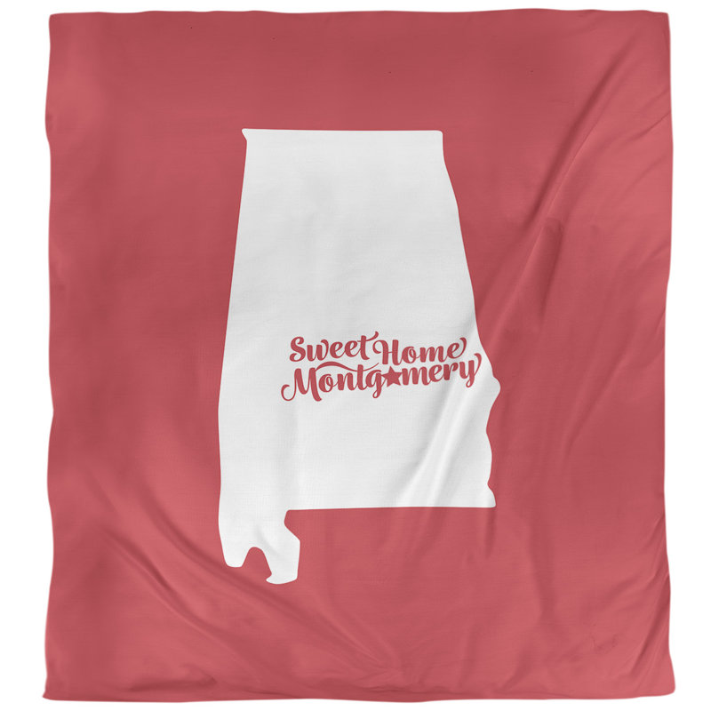 Housse de couette alabama montgomery, Housse de couette pour grand lit, Rouge