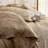Retro Monet Linen Bowknot Cotton Duvet Cover Set-109926811-109926815