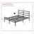 Yeun Metal Platform Bed-2102237925