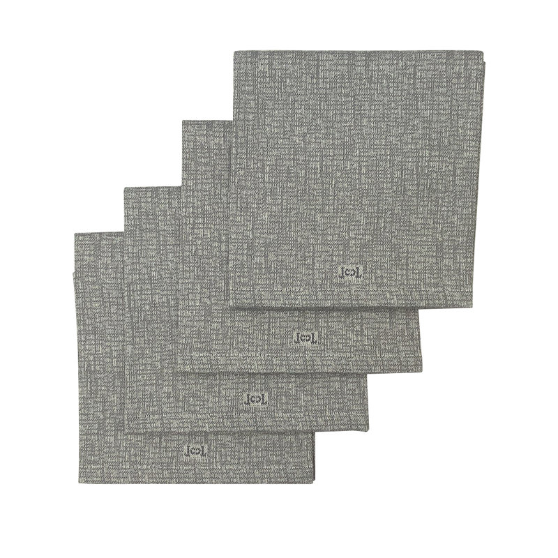 Occidente Cotton Square Napkin, Carbon Blue