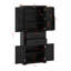 Armoire de rangement avec tablette réglable à 2 tiroirs-1669371053