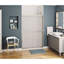 Porte de douche double coulissante semi-sans cadre 43 po x 71 po Kameleon-38761240-38761239