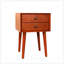 Modern Nightstand with 2-Drawers, Compact Side Table for Efficient Storage and Stylish Home Decor-129409674