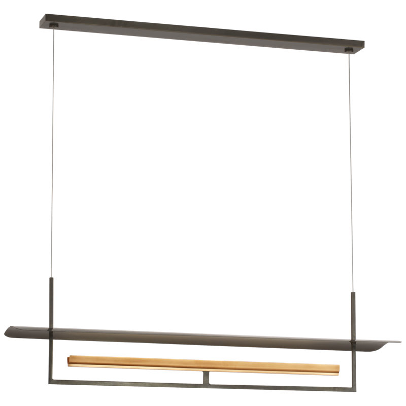 Tristan 2 - Light LED Pendant, Bronze/Hand Rubbed Antique Brass
