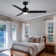 Modern 48" Ceiling Fan with Light and 3 Blades