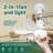 30W Socket Fan Light E26/27 Screw in Ceiling Fan with Light for Garage Bathroom