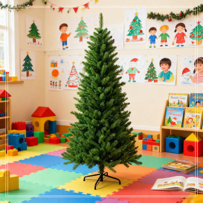 Arbre de Noël 5 pi avec crayon classique, H 5 pi