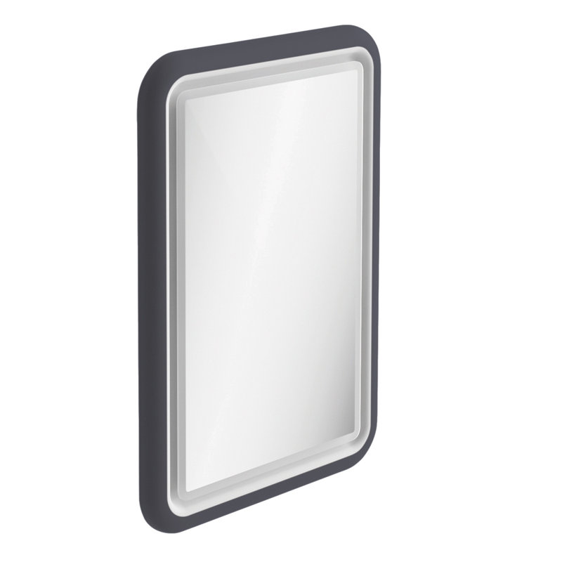 Senah Flat Mirror, Grey