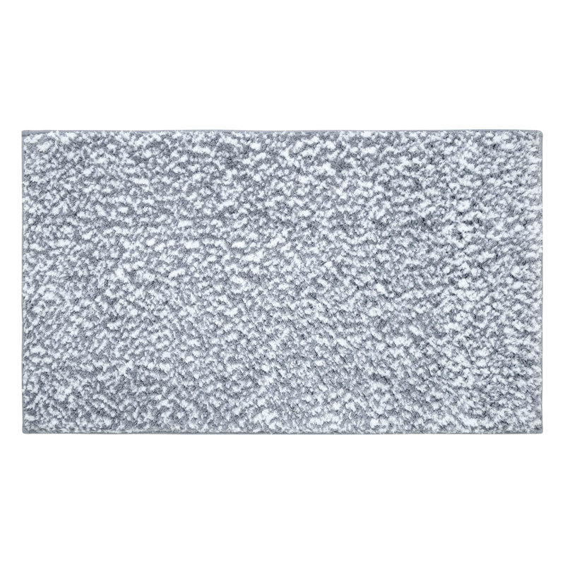 Tapis pour salle de bain Home , Gris, Simple - L 20 po x l 32 po