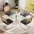 5-Piece Round Glass Top Dining Set-270505905-270505039-270151348