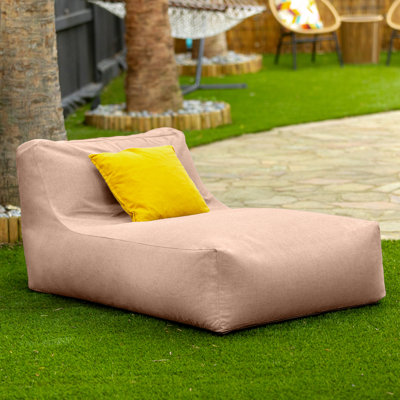Stephonie Coza Outdoor Sun Lounger - Luxurious Giant Outdoor Chaise by Arlmont & Co.