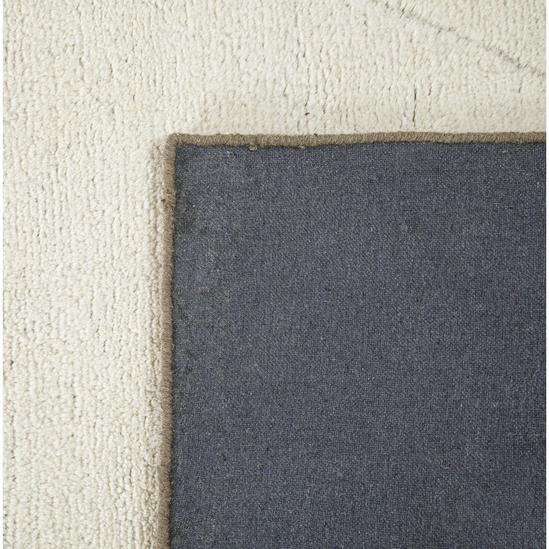 Carolan Hand Tufted Wool Geometric Indoor Rug, Rectangle 3' x 5'