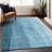 Premium Machine Washable Prisco Teal Rug-843416717