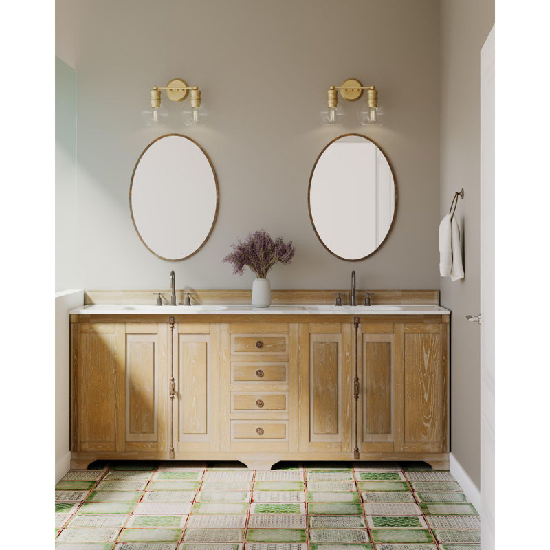 Nadya 2 - Light Dimmable Vanity Light, Brass