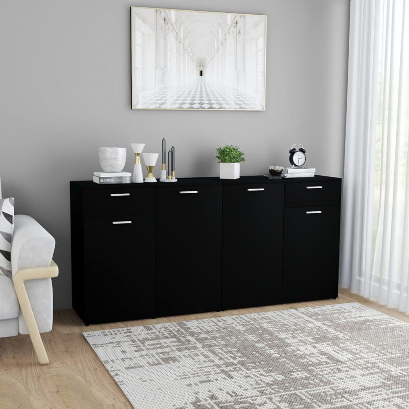 Greg 160cm Sideboard, Black