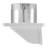 Lambro® 4-In. Plastic Under Eave Vent With Weather Damper & Tail Pipe, White, 143WTP