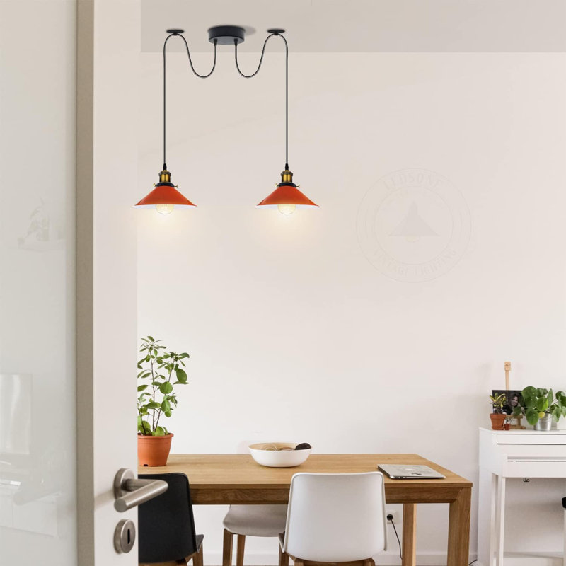 Lofton 2 - Light Cluster Pendant, Orange