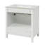 Meuble-lavabo de 30 pouces avec lavabo en céramique et beaucoup de rangement - parfait pour les petites salles de bain, durable et élégant-116332715