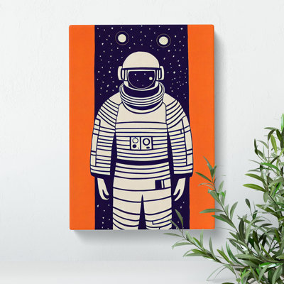 Astronaut Pop Art No.7 - Wrapped Canvas