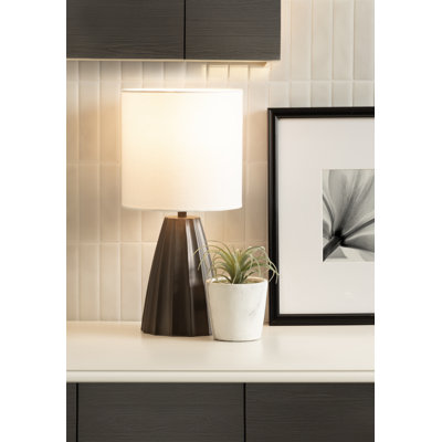 Lampe de chevet moderne festonnée