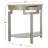 Evangelyne 31.9'' Solid Wood Console Table-855658746