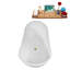 Baignoire autoportante 63 "avec drain interne Streamline-101697912