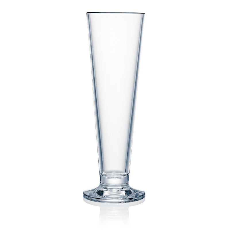 DESIGN STRAHL Polycarbonate Plastic Pilsner Glass, 14 Oz
