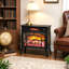 Millwood Pines 22.8 " W Black Electric Fireplace with BTU 5000