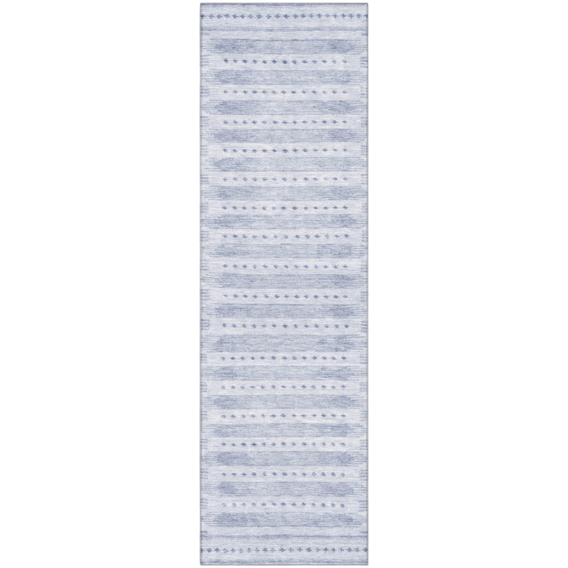 Premium Machine Washable Mayfield Border Rug, Runner 2'3" x 7'6"