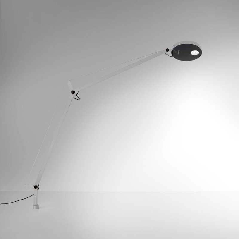 White Adjustable Clip-on LED Desk Lamp