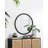 Circle Mirror With Metal Beaded Frame