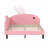 Full Size Upholstered Rabbit-Shape Daybed, Sofabed with Rabbit Ear Headboard for Playful and Functional Design-1624639684