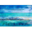 « blue relax » par parvez taj,, reproduction d’art sur toile tendue-18339000