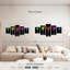 Cocktail Flashy Martinis sur toile, 5 pièces-92861111