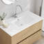 Meuble-lavabo flottant mural 32 po avec tiroirs à fermeture en douceur