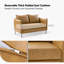 Causeuse rembourrée en cuir Paolo-1855912608