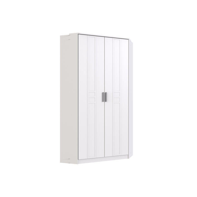 Alveda 2 Door Manufactured Wood Wardrobe